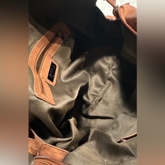 BACCINI leather GRETA tote bag. - Picture 8 of 9